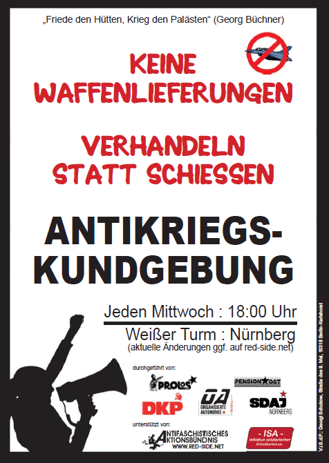 Antikriegskundgebung @ Weißer Turm