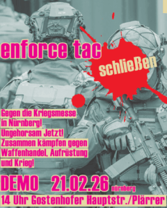 Enforce Tac schließen @ Gostenhofer Hauptstraße / Plärrer